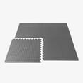 thumbnail image 5 of Velotas 1/2 Inch Interlocking EVA Foam Personal Fitness Mat, Diamond Plate Exercise Mats for Indoor Workout, 24 in x 24 in, 5 of 8