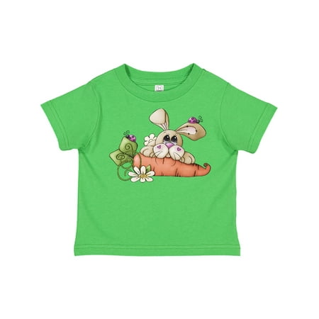 

Inktastic Ladybugs and Bunny Rabbit with Carrot Gift Toddler Boy Girl T-Shirt