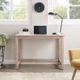 thumbnail image 4 of Evelyn&Zoe Modern Writing Desk, Brown, 4 of 7