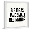thumbnail image 2 of Marmont Hill Big Ideas Have Small Beginnings Framed Wall Art, 32.00" x 1.50", 2 of 6