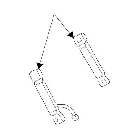 Genuine OE Mazda Buckle - 1F60-57-920