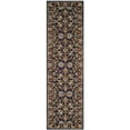 thumbnail image 1 of Safavieh Blossom Collection BLM219A Handmade Navy Premium Wool Area Rug (4' x 6'), 1 of 8
