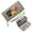 Grey, variant on GEEAD Spacious Everyday Wallet for Women Zipper Lady Credit Card Case Wallet Yellow Labrador puppy Pink frisbee Cartoonish style Perfect Everyday Use or Gift