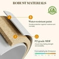 thumbnail image 5 of Superjoe Bathroom Medicine Cabinet with Mirror, Vanity Wall Mounted Storage Cabinet with Adjustable Shelves and Towel Bar, Hanging Wall Cabinet for Bathroom, Laundry, Living Room, White, 5 of 10
