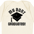 thumbnail image 4 of Inktastic My Aunt Graduated Niece Nephew Boys or Girls Long Sleeve Baby Bodysuit, 4 of 5
