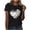 Black, variant on Meichang Baseball Shirts Women Baseball Heart Graphic Tees Shirts Short Sleeve Tops Crew Neck Casual Loose Fit Tshirts Summer Fashion Mom T Shirts Blue XXL