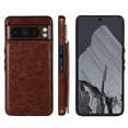 thumbnail image 4 of SaniMore for Google Pixel 8 Pro 6.7" 2023 Case with Flip Wallet Credit Card Holder, Premium PU Leather Magnetic Clasp Kickstand Heavy Duty Shockproof Anti-drop Cover For Google Pixel 8 Pro, Brown, 4 of 10