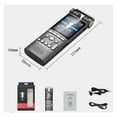 thumbnail image 3 of Professional Voice Recording Activated Digital Audio Recorder Usb Non-stop 100hr Pcm 1536kbps ,One-touch operation, 3 of 7