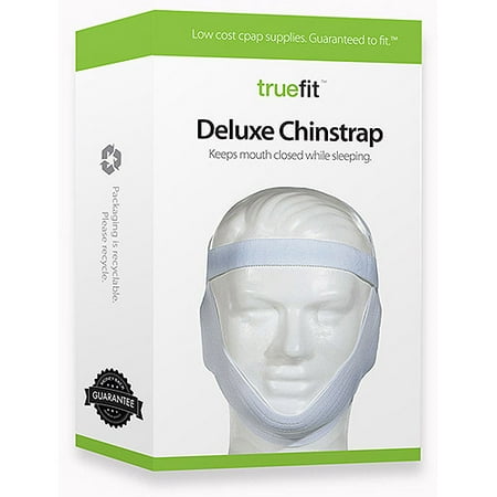 Truefit CPAP Deluxe Chinstrap, White