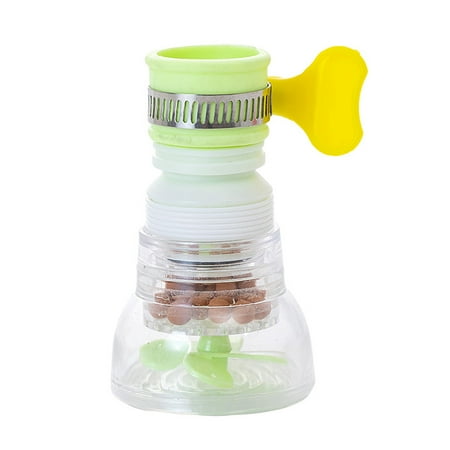 

HomeLife Faucet Filter 360 Degree Rotation Removable Splash-proof Sturdy Sink Water Tap Nozzle Filter Kitchen Supplies