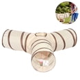 thumbnail image 2 of Cat Tunnel ??Collapsible 3 Way Play Toy - Tube Fun for Rabbits, Kittens, and Dogs, 2 of 5