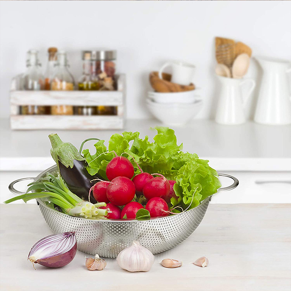 VeSteel Stainless Steel Colander Set of 3 photo 4