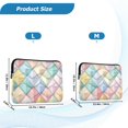 thumbnail image 4 of FORMRS 15-15.6 inch Laptop Sleeve Case Soft Carrying Quilted Computer Bag Cover, Colorful Geometric, 4 of 7
