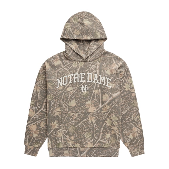 Men's Uscape Apparel  Camo Notre Dame Fighting Irish Back Bay Fleece Hoodie
