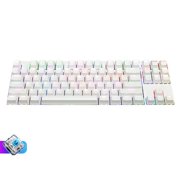 Mini Keyboard Wired Bluetooth-compatible Wireless Dual Mode 87 for Key RGB Mechanical Keyboard Kailh BOX Switch For Tabl