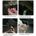 thumbnail image 4 of 2 Pcs Car Anti Static Strap, 0.98*17.91 Inch Ground Wire Strap Car Electrostatic Belt Anti Static Rubber Strap Ground Electrostatic Belt Auto Earth Strap Car Earth Belt Safe Ground Belt, 4 of 8