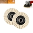 thumbnail image 1 of Premium Felt Polishing Flap Disc for Angle Grinders – Effortless Mirror Finish, Wool Felt Flap Polishing Disc, High-Density Compressed WoolPolishingDisc, for Metal, Marble Stone (2 PCS), 1 of 7