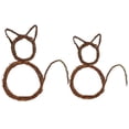 thumbnail image 3 of Natural Cat Shape Grapevine Wreaths Vine Branch Wreath Rattan Wreath Garland Decoration for DIY Wreath Craft for Wedding Decors, 3 of 10