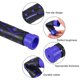 thumbnail image 4 of Mango Puños, Antideslizante Goma Manillar Puños para Cable Máquina, Resistencia Banda Mango, Gimnasio Equipo, Azul Negro 2 Juegos Unique Bargains puños y accesorios para bicicletas, 4 of 5