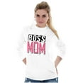 thumbnail image 4 of Boss Mom Funny Mothers Day Momma Women Plus Size Long Sleeve Graphic Tee Brisco Brands 2X, 4 of 5