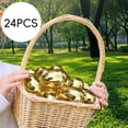 thumbnail image 1 of Huevos dorados BLESIY de Pascua rellenables 24 piezas, 1 of 8