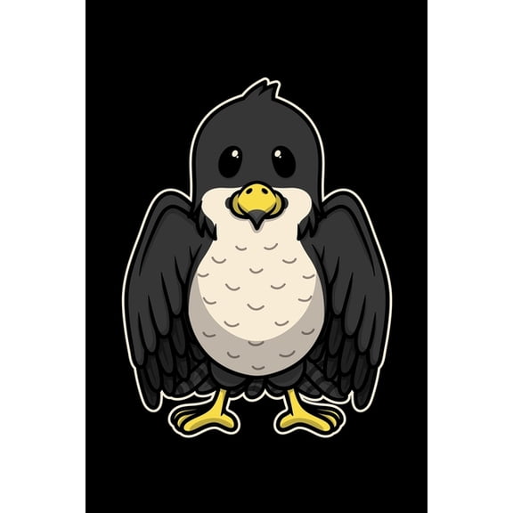 Notebook : 109 pages A5 ( 6x9 inch) - Grid Paper - Graph Paper - Quad Ruled - Great gift for kids and friends - A great gift idea for the first day of school - Cute funny Falcon Bird (Paperback)