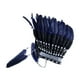 thumbnail image 1 of Tocado de plumas indio para festivales, juegos de rol, disfraces, accesorios para fotos, cómodo azul, 1 of 9
