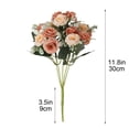 thumbnail image 3 of DefiDgd Spring Imitation Flower Bouquet,Vase Filling Faux Rose Flower Table Centerpieces for Wedding Party Home Entryway Outdoor Indoor Decoration(J), 3 of 6