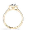 thumbnail image 3 of 1-1/4 Carat T.W. Diamond Single Halo 14kt Yellow Gold Engagement Ring, 3 of 5