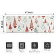 thumbnail image 5 of Multicolor Christmas Tree Pattern Door Rugs,Washable Non Slip Door Mats Indoor,Decorative Door Mats,Entry Mat Indoor for Entrance,Bedroom,Kitchen,Bathroom,16"x47", 5 of 6