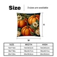 thumbnail image 5 of Thanksgiving Pumpkin Set of 2 Velvet Throw Pillow Covers with Unique Patterns in 16x16, 18x18, 20x20 Inches for Throw Pillow Inserts for Various Occasions, 5 of 6