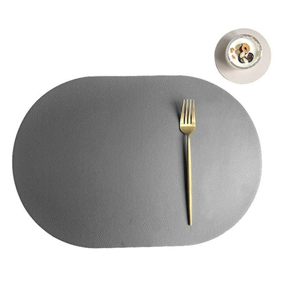 Oval Table Mats Nonslip Dish Protectors Kitchen Accessories Heat-Resistant Place Mats for Home Commercial Use