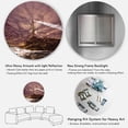 thumbnail image 5 of Designart 'Lighthouse Shining Light During Stormy Clouds Night I' Nautical & Coastal Circle Metal Wall Art 36x36 - Disc of 36, 5 of 5