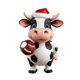 thumbnail image 1 of Adornos para árbol de Navidad Adornos navideños Vaca baloncesto Adornos acrílicos para árbol de Navidad Adornos anuales Adornos vaca baloncesto Para colocar en el árbol de Navidad, 1 of 5