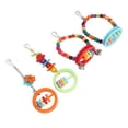 thumbnail image 4 of 4pcs Bird Swing Toy Colorful Interactive Bite Resistance Parrot Hanging Toys for Parakeet Cockatiel Bird, 4 of 9