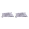 thumbnail image 3 of ZheElen Soft And Comfortable Fluffy Pet Blanket For Dogs And Cats Soft Warm Fluffy Pet Blanket Easy To Clean light grey L 2Set, 3 of 6