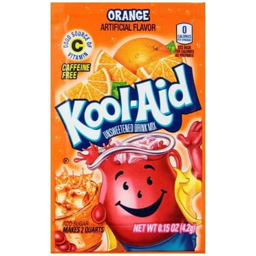 Kool-Aid Unsweetened Drink Mix Orange 0.15 oz (Pack of 10)