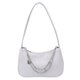 thumbnail image 1 of Mujer PU Bolso Axila Mariposa Cadena Color Mini Monedero () Blanco, 1 of 9