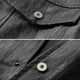thumbnail image 5 of Ceisia Men's Standing Collar Solid Color Outerwear Gift - PU for Daily & Outdoor Wear, 5 of 9