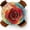 Rose Art, variant on Round Fitted Tablecloth with Elastic Round Outdoor Tablecloth for 45" - 52" Round Tables Waterproof Round Table Cover for Indoor Dinner, Picnic, Camping, Yard (Apricot Blossom)