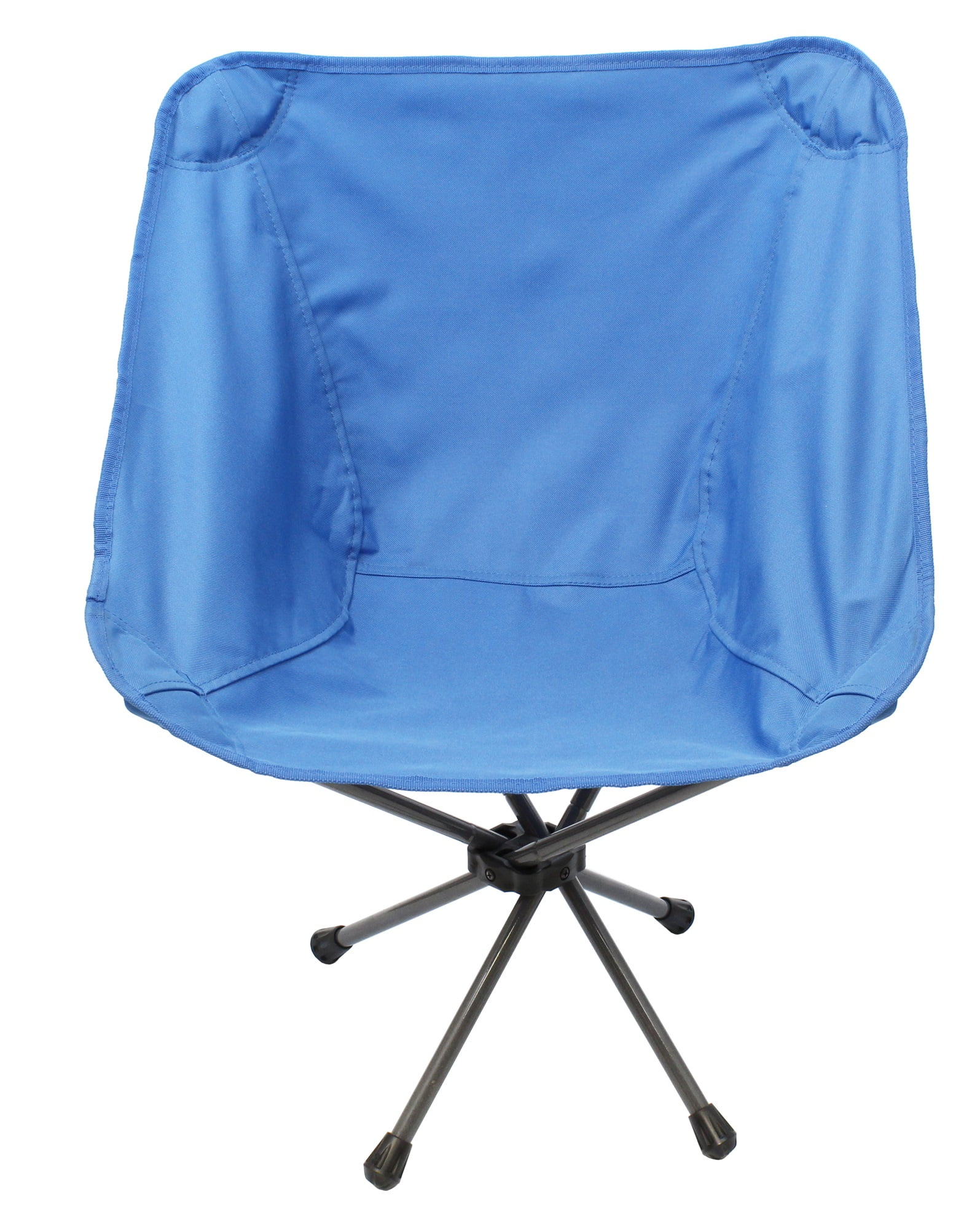Four Seasons Courtyard HC-F604 Outdoor Compact Travel-Size Swivel Bag/Folding Chair, Blue