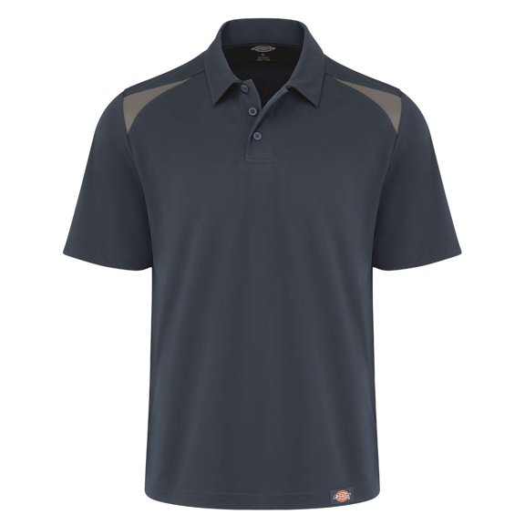 Team Performance Short Sleeve Work Shirt - Color - Dark Navy/ Smoke - Size - 4XL