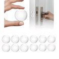 thumbnail image 1 of 12 topes de puerta transparentes de pared, 1 of 5