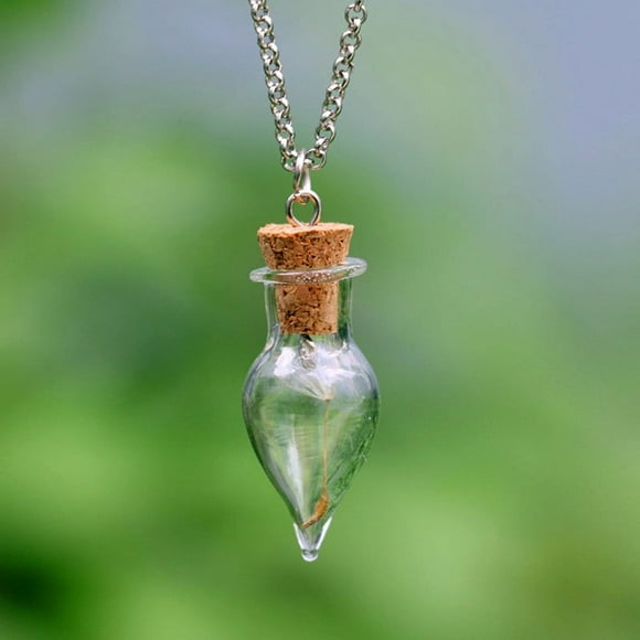 EKIDAZB 10 x Mini Empty Teardrop-shaped Vials Glass Bottles Vial hot. T Charm T0X7