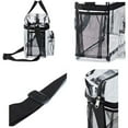 thumbnail image 5 of IFCOW 12" Large Capacity Clear Tote Bag,Durable PVC Cross-Body Shoulder Bag With Handle & Adjustable Shoulder Strap,NFL AAF Stadium Approved Handbag for Sports Games Work Concerts, 5 of 14