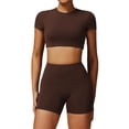 thumbnail image 1 of Conjuntos de entrenamiento for mujer, 2 piezas, sujetador deportivo, camiseta sin mangas, polainas de cintura alta, gimnasio, Yoga, ropa activa, Top de entrenamiento for mujer, 1 of 6