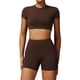 thumbnail image 1 of Conjuntos de entrenamiento for mujer, 2 piezas, sujetador deportivo, camiseta sin mangas, polainas de cintura alta, gimnasio, Yoga, ropa activa, Top de entrenamiento for mujer, 1 of 6