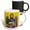 Multicolor, variant on 3drose, Christ Angel John the Baptist Head Icon Saint Georges Church, Jordan., 15oz Two-tone Green Mug