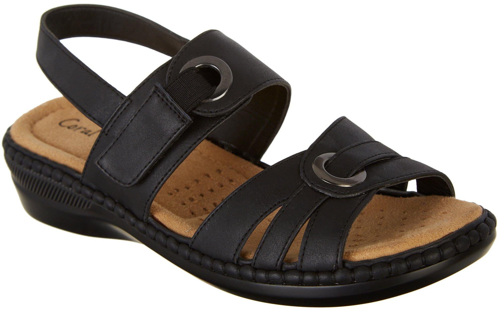 coral bay memory foam sandals