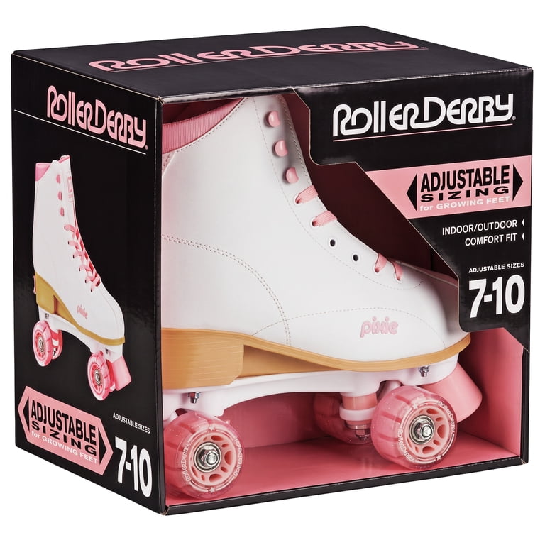 Roller Derby Pixie Women's Adjustable Roller Skates, Pink, Sizes 7-10 photo 4